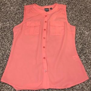 New York and Company button Down tank top